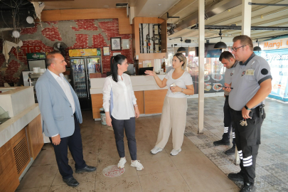 Başkan Akın’dan Yangın Çıkan İşletmeye Geçmiş Olsun Ziyareti