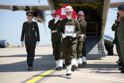Şehit Üsteğmen Tuğrul Özsu'nun Cenazesi Çorlu'ya Getirildi