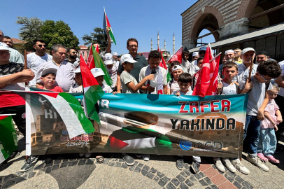 Edirneli Çocuklardan Filistin Eylemi