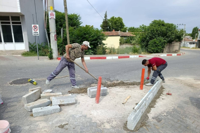 Kavaklı’da Yol Yapım Çalışması
