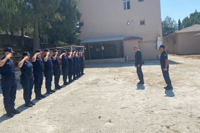 Özderin’den İlçe Jandarma Komutanlığını Ziyaret