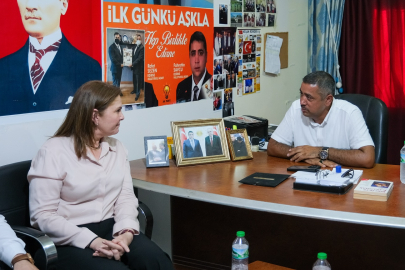 Başkan İba'dan Savcı’ya Hayırlı Olsun Ziyareti