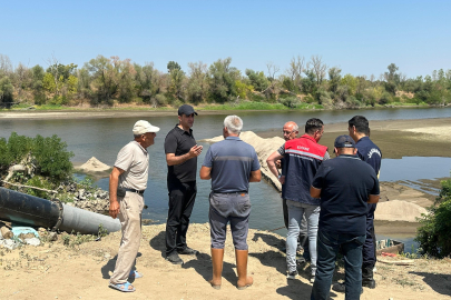 İpsala’da Su Yönetim Ekibi Sahada