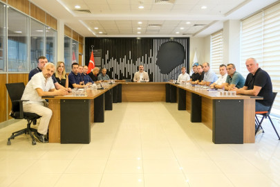 Başkan Ediz Martin, Müdürlerle Bir Araya Geldi