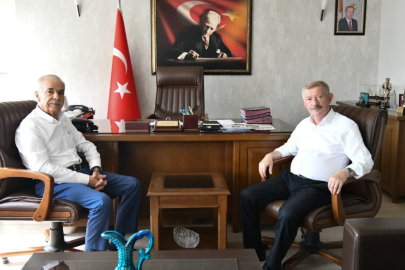 Başkan Özcan’dan Kaymakam Mercan’a Ziyaret