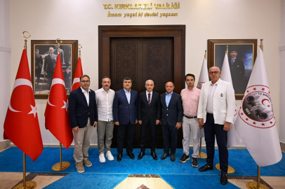 Kırklareli Valisi Uğur Turan, Türkiye Hokey Federasyonu Heyetini Ağırladı