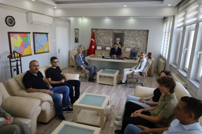 LGS’de Dereceye Giren Vize’li Öğrenciler Kaymakam Balaban’ı Ziyaret Etti