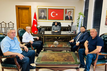 Başkan Gün'den Kaymakam Bayguş’a Hayırlı Olsun Ziyareti