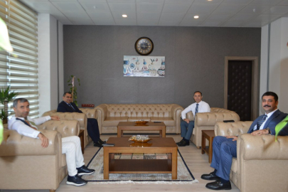 Kaymakam Balaban'dan Kaymakam Yıldız’a Ziyaret