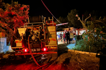 Yayla Sahilinde Çıkan Yangın Söndürüldü