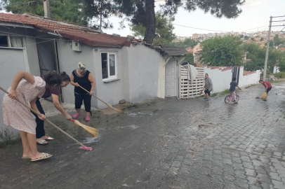 Kadınlardan Su Patlağına İmece Usulü Önlem