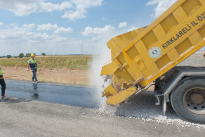 Kırklareli'nde Asfalt Sezonu Başladı