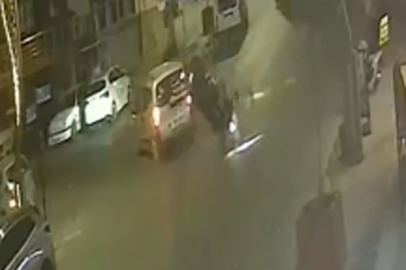 Motosiklet Sürücüsü Takla Atarak Yaralandı