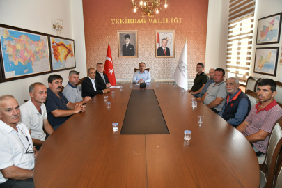 Vali Soytürk, Şarköy’de Yangından Etkilenen Vatandaşlarla Bir Araya Geldi