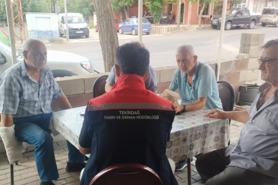 Tekirdağ'da Üretici Bilgilendirme Toplantıları Sürüyor