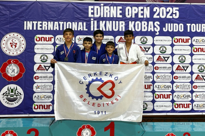 Çerkezköy Belediyesi Judo Takımı Edirne’de Madalyalara Ambargo Koydu
