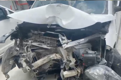 Direğe Çarpan Otomobildeki 2 Kişi Yaralandı