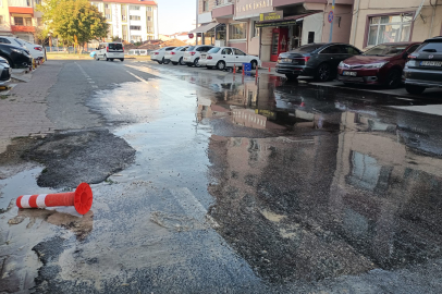 Edirne’de Alt Yapı Arızası: Su Sokaklara Yayıldı