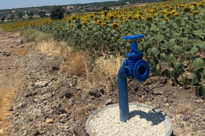 Enez Abdurrahim Köyü’nde 3 Bin Dönüm Arazi Suya Kavuştu