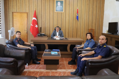 Kırklareli Vize Kaymakamı Balaban’dan Jandarma Komutanlığına Ziyaret