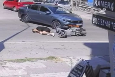 Edirne'deki Trafik Kazası Kamerada