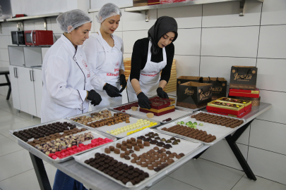Edirne'de Kadınlar Devlet Desteğiyle Başladıkları Çikolata Üretimini Artırdı