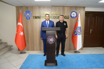 Kırklareli Cumhuriyet Başsavcısı Taşkoparan, İl Emniyet Müdürü Çamuroğlu'nu Ziyaret Etti