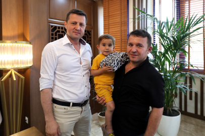 SMA Hastalığını Yenen Minikten Başkan Akay'a Ziyaret