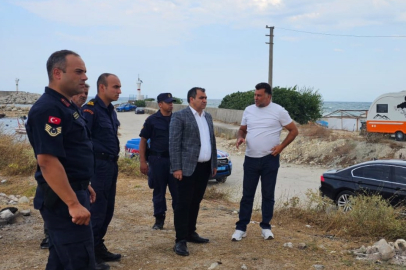 Vize Kaymakamı Balaban, Kıyıköy'de İncelemelerde Bulundu