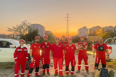 EDAK Ekibi Çanakkale'deki Orman Yangınında Görev Aldı