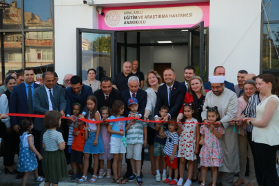 Kırklareli Eğitim ve Araştırma Hastanesi Anaokulu Açıldı