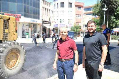 Başkan Özcan, Asfalt Çalışmalarını Yerinde İnceledi