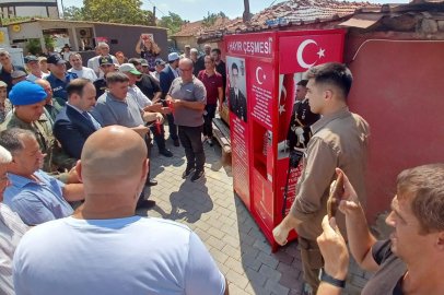 Meriç’te Şehit Üsteğmen Tuğrul Özsu’nun Hatırası Hayır Çeşmesi ile Yaşatılıyor