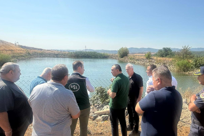 Tekirdağ Valisi Recep Soytürk Naip Barajı'nda İnceleme Yaptı