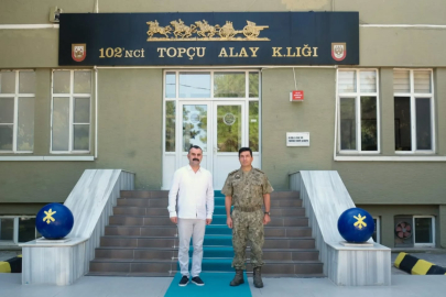 Başkan Martin’den Garnizon Komutanı’na Ziyaret