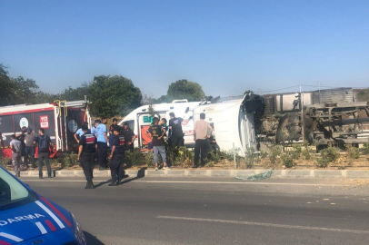 Tekirdağ'da Kamyon Kazası: 1 Yaralı