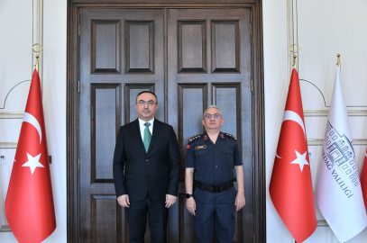 Tekirdağ İl Jandarma Komutanı Güngör, Vali Soytürk’ü Ziyaret Etti