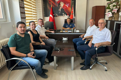 Başkan Özden’den Yeni İlçe Emniyet Müdürüne Hayırlı Olsun Ziyareti