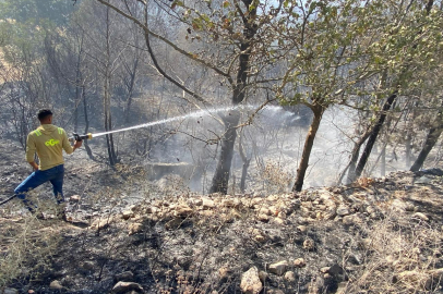 Çanakkale'nin Ayvacık İlçesinde Büyük Oranda Kontrol Altına Alınan Yangına Müdahale 2. Gününde Sürüyor