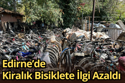 Edirne’de Kiralık Bisiklete İlgi Azaldı