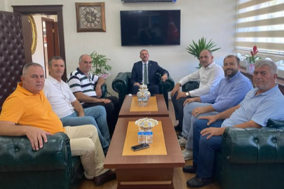 Pınarhisar Kaymakamı Enver Özderin’e Ziyaret