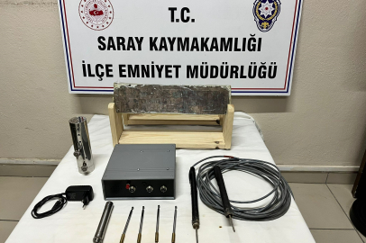 Defineciler, Tarihi Eser Harita İle Yakalandı