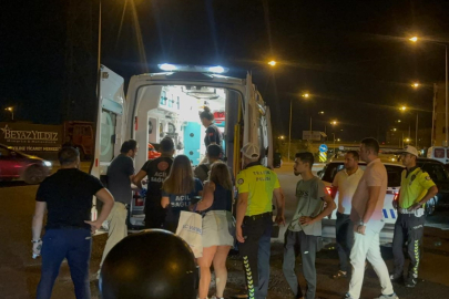 Tekirdağ'da Otomobilin Yaya Geçidinde Çarptığı Kadın Ağır Yaralandı