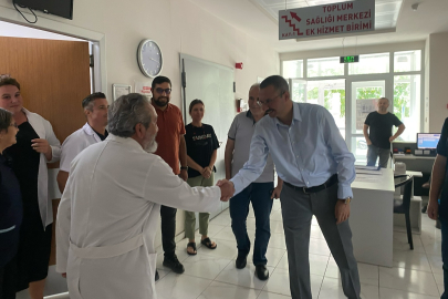 Kaymakam Özderin’den Pınarhisar Sağlık Tesislerine Ziyaret