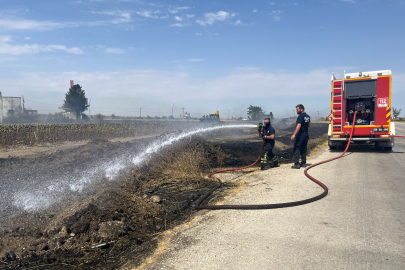 Tekirdağ'da Çıkan Yangın Korkuttu