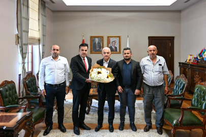 Vali Turan, Tüm Canbeyliler Derneği Heyetini Ağırladı