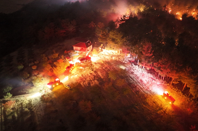 Çanakkale'de Gece Saatlerinde Çıkan Orman Yangını Kontrol Altına Alındı