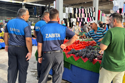 Edirne’de Zabıtadan Tek Tip Etiket Denetimi