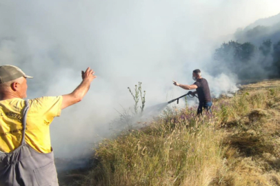 Hayrabolu’da İlçesinde Çıkan Yangın Söndürüldü