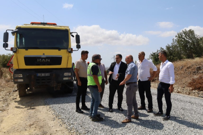 Kaymakam Balaban, Yol Yapım Çalışmalarını İnceledi